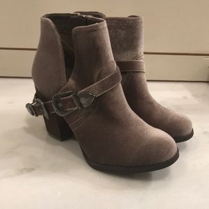 Not Rated velvet booties